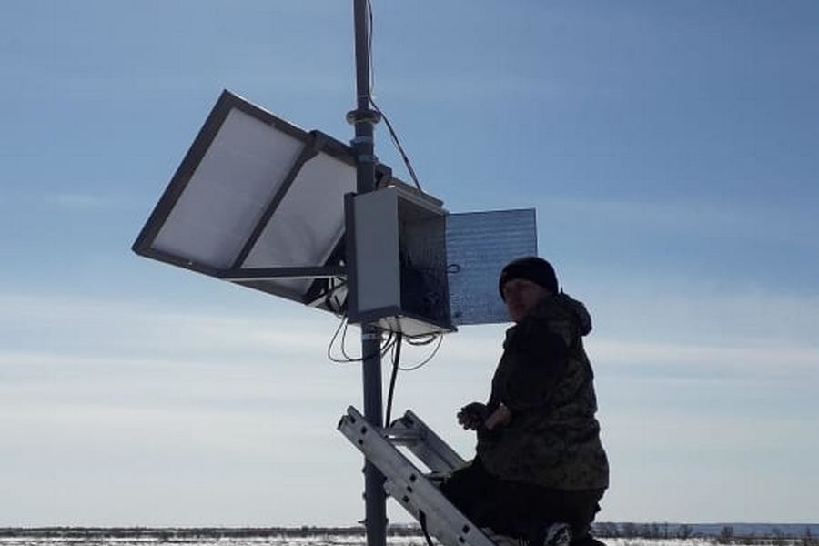 В Березовском заказнике установили еще две камеры для наблюдения за аистами